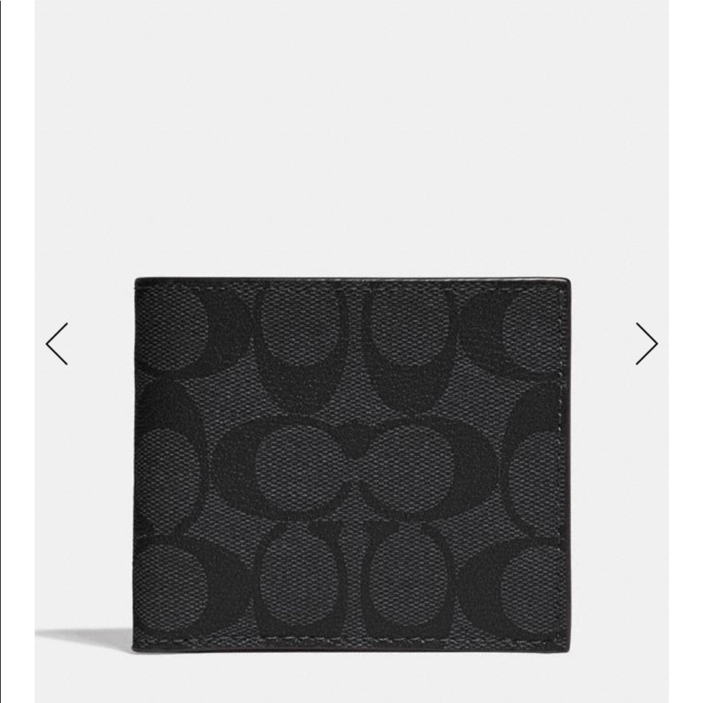 Coach Id Billfold Wallet In Signature Canvas - Picture 2 of 5